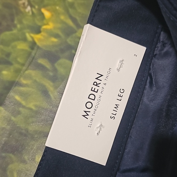 Ann Taylor Navy Dress Pants Size 2 NWT - Picture 4 of 6